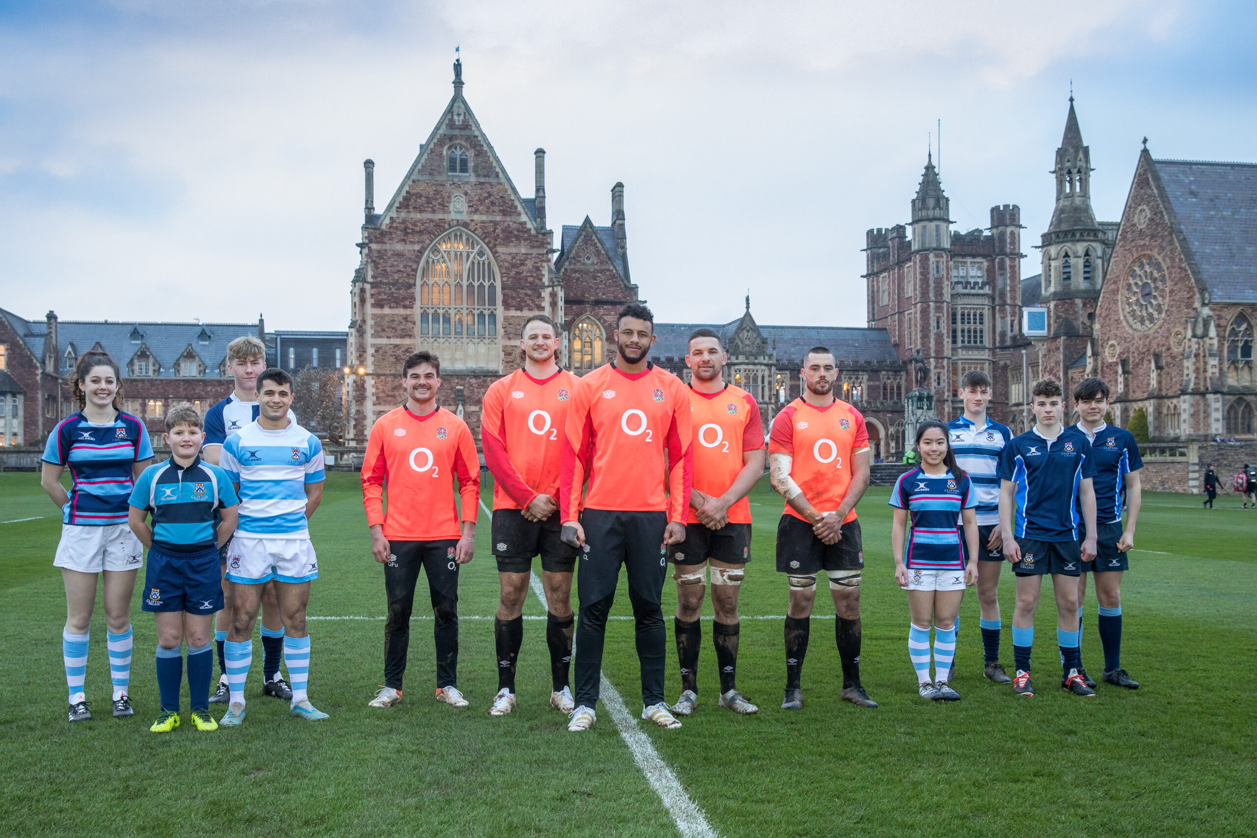 England Rugby train at Clifton College Clifton College