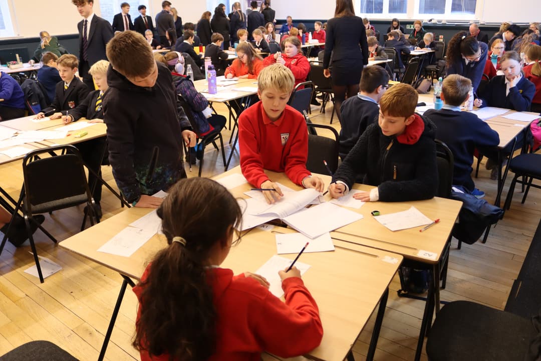 We welcomed 16 local prep and primary schools to Clifton College to take part in our Year 6 Maths Challenge. This annual event has become a highlight in our calendar, and it's great to have schools from across the region visit us. 