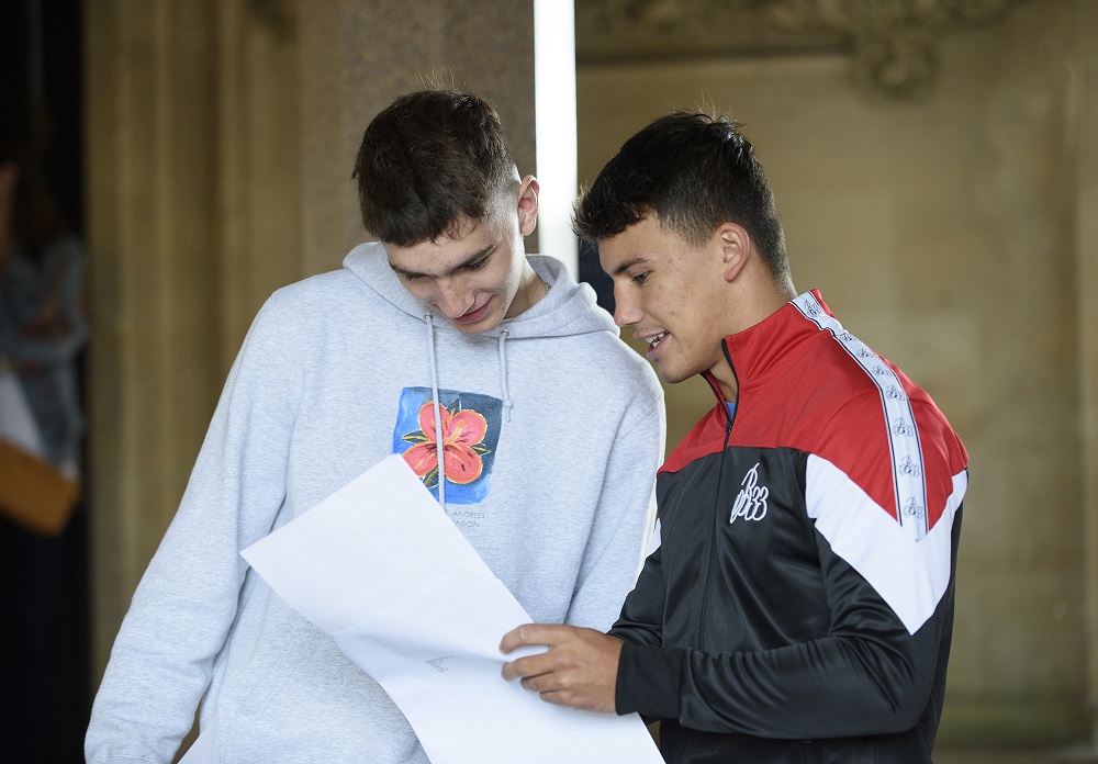 Clifton College GCSE results 2019 boys receiving results